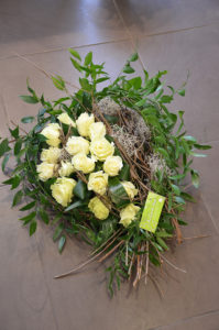 Bouquet funérailles coeur